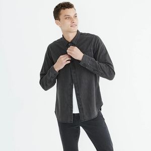 Madewell Denim Perfect Shirt in Cutler Wash